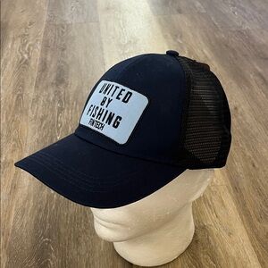 NWT Fintech Men’s Blue Fishing SnapBack Trucker Cap Hat